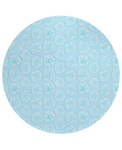 Dalyn Seabreeze Sz10 8'x8' Round Area Rug In Mist