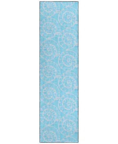 Dalyn Seabreeze Sz11 2'3x7'6 Runner Area Rug In Blue