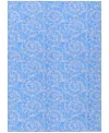 Dalyn Seabreeze Washable Sz11 9'x12' Area Rug In Cobalt