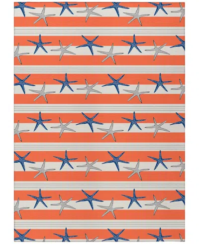 Dalyn Seabreeze Sz12 10'x14' Area Rug In Salmon