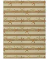 Dalyn Seabreeze Washable Sz12 5'x7'6 Area Rug In Beige