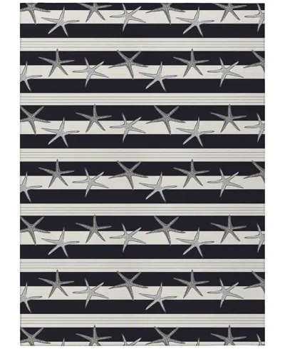 Dalyn Seabreeze Sz12 5'x7'6 Area Rug In Black