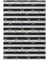 Dalyn Seabreeze Washable Sz12 9'x12' Area Rug In Black
