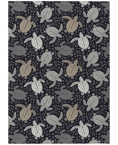 Dalyn Seabreeze Washable Sz13 2'6x3'10 Area Rug In Black