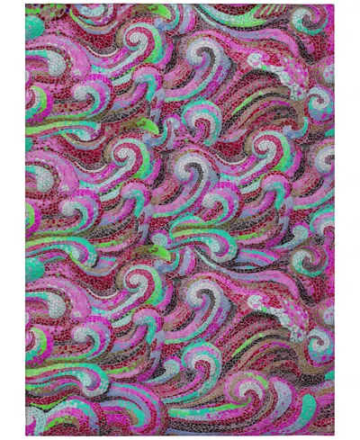Dalyn Seabreeze Sz14 9'x12' Area Rug In Cranberry