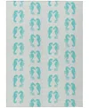Dalyn Seabreeze Sz15 3'x5' Area Rug In Teal