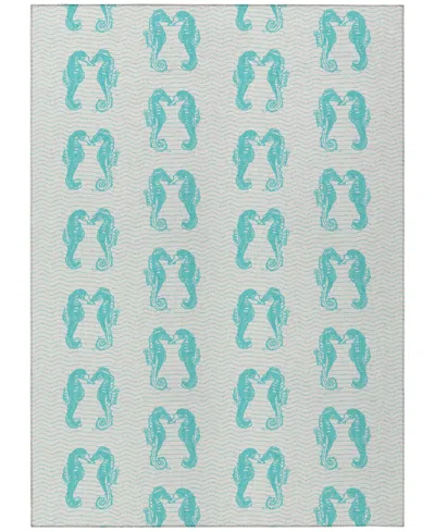 Dalyn Seabreeze Sz15 8'x10' Area Rug In Teal