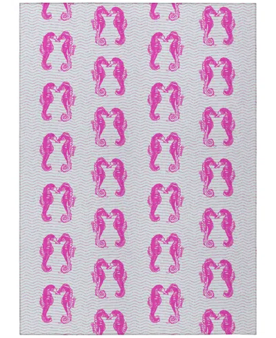 Dalyn Seabreeze Sz15 9'x12' Area Rug In Pink