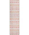 Dalyn Seabreeze Sz16 2'3x7'6 Runner Area Rug In Cinnabar