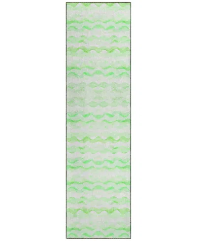 Dalyn Seabreeze Sz16 2'3x7'6 Runner Area Rug In Green