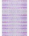 Dalyn Seabreeze Washable Sz16 3'x5' Area Rug In Purple