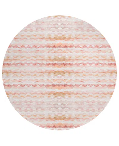 Dalyn Seabreeze Sz16 8'x8' Round Area Rug In Cinnabar