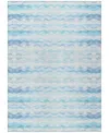 Dalyn Seabreeze Washable Sz16 9'x12' Area Rug In Denim