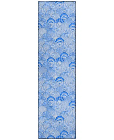 Dalyn Seabreeze Sz2 2'3x7'6 Runner Area Rug In Navy
