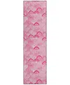 Dalyn Seabreeze Sz2 2'3x7'6 Runner Area Rug In Rose
