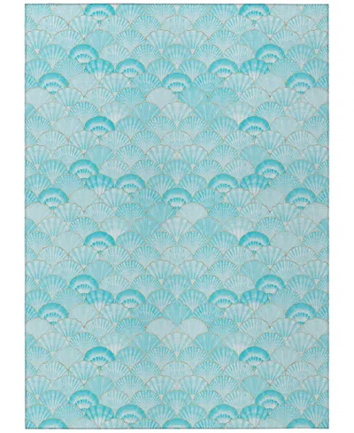 Dalyn Seabreeze Sz2 3'x5' Area Rug In Teal