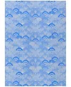 Dalyn Seabreeze Washable Sz2 5'x7'6 Area Rug In Navy
