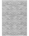 Dalyn Seabreeze Washable Sz2 9'x12' Area Rug In Silver
