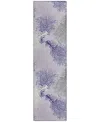 Dalyn Seabreeze Sz3 2'3x7'6 Runner Area Rug In Lavender