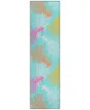 Dalyn Seabreeze Sz3 2'3x7'6 Runner Area Rug In Teal