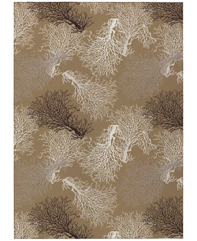 Dalyn Seabreeze Washable Sz3 3'x5' Area Rug In Taupe