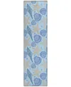 Dalyn Seabreeze Sz4 2'3x7'6 Runner Area Rug In Mist