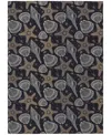 Dalyn Seabreeze Washable Sz4 2'6x3'10 Area Rug In Black