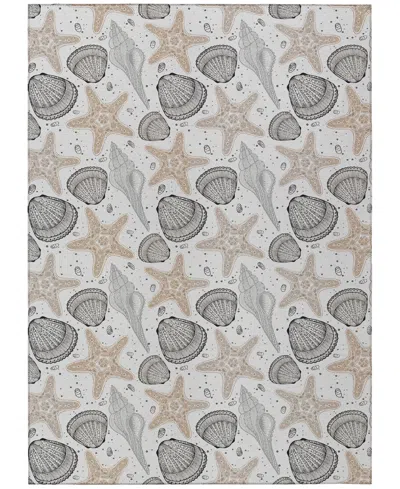 Dalyn Seabreeze Sz4 8'x10' Area Rug In Silver