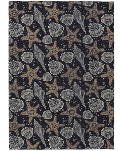 Dalyn Seabreeze Sz4 9'x12' Area Rug In Black
