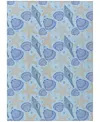 Dalyn Seabreeze Sz4 9'x12' Area Rug In Mist