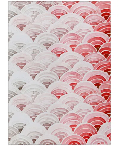 Dalyn Seabreeze Sz5 10'x14' Area Rug In Cranberry