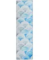 Dalyn Seabreeze Sz5 2'3x7'6 Runner Area Rug In Blue