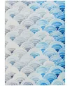 Dalyn Seabreeze Washable Sz5 8'x10' Area Rug In Blue