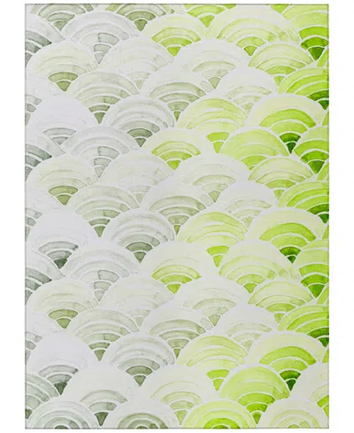 Dalyn Seabreeze Sz5 9'x12' Area Rug In Lime