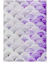 Dalyn Seabreeze Sz5 9'x12' Area Rug In Purple
