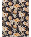 Dalyn Seabreeze Washable Sz6 3'x5' Area Rug In Black