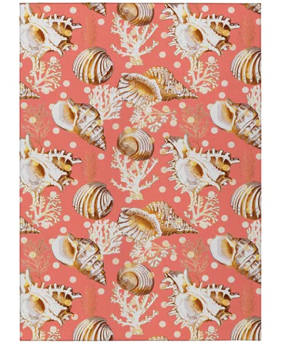 Dalyn Seabreeze Sz6 8'x10' Area Rug In Salmon