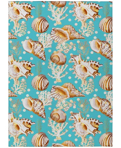 Dalyn Seabreeze Sz6 8'x10' Area Rug In Teal