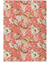 Dalyn Seabreeze Sz6 9'x12' Area Rug In Salmon
