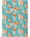 Dalyn Seabreeze Sz6 9x12 Collection In Teal