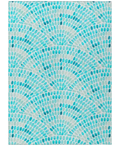 Dalyn Seabreeze Sz7 5'x7'6 Area Rug In Teal