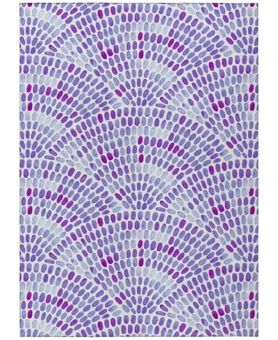 Dalyn Seabreeze Sz7 8'x10' Area Rug In Lavender