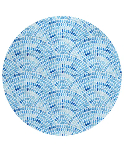 Dalyn Seabreeze Sz7 8'x8' Round Area Rug In Indigo