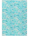 Dalyn Seabreeze Sz7 9'x12' Area Rug In Teal