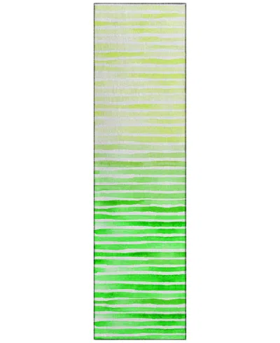 Dalyn Seabreeze Sz8 2'3x7'6 Runner Area Rug In Green