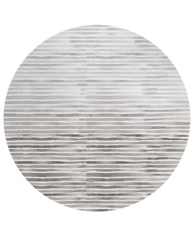Dalyn Seabreeze Sz8 8'x8' Round Area Rug In Gray