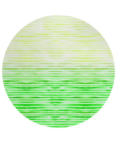 Dalyn Seabreeze Sz8 8'x8' Round Area Rug In Green