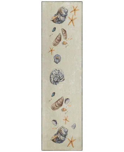 Dalyn Seabreeze Sz9 2'3x7'6 Runner Area Rug In Ivory