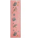 Dalyn Seabreeze Sz9 2'3x7'6 Runner Area Rug In Salmon