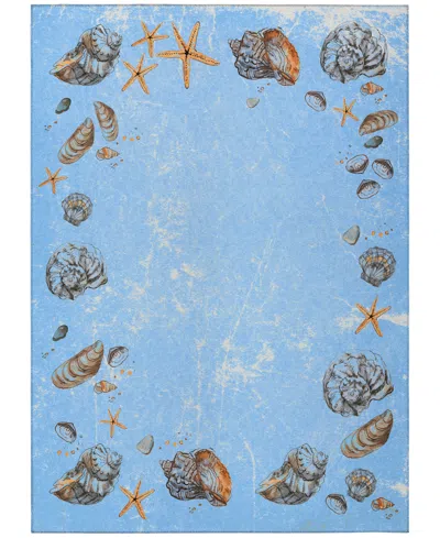 Dalyn Seabreeze Sz9 9'x12' Area Rug In Denim